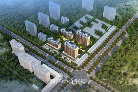 世纪鸿基18楼106平三室精装带车位储藏室76万可按揭